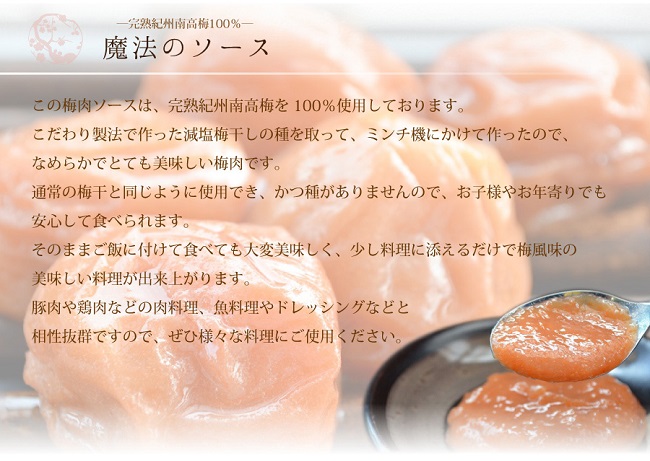 梅肉ソースとは